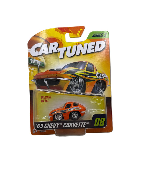 S and E Hobbies and Collectables Car Tuned 63 Chevy Corvette Diecast