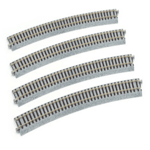 Kato 2-240 HO Scale 730mm (28 3/4") Radius 22.5º Curve Track [4 pcs] UniTrack