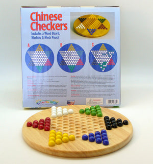 Little Shop of Magic Chinese Checkers - Wood Round Board Game