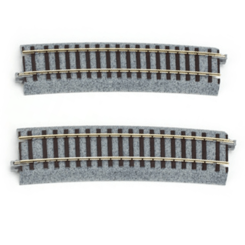 Kato 2-290 HO Scale 867mm (34 1/8") Radius 10º Curve Track [2 pcs] UniTrack