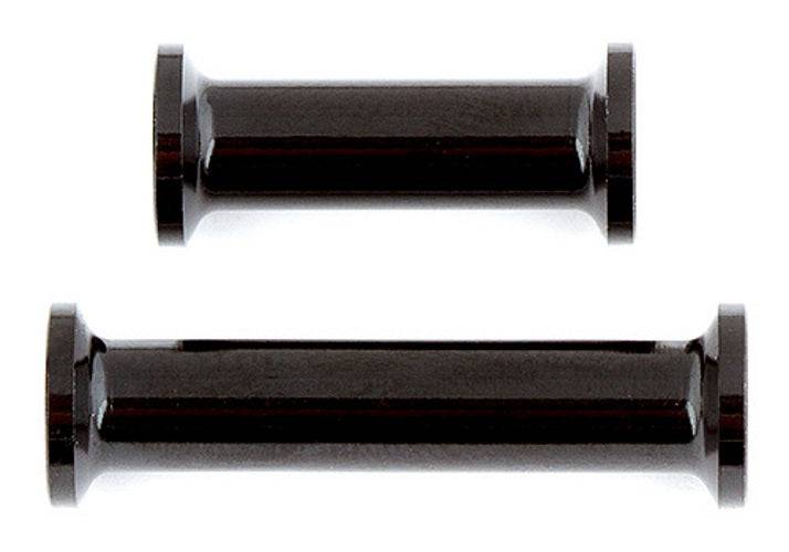 Associated 8664 Heavy Duty Front Top Plate Standoffs Black Aluminum RC10F6