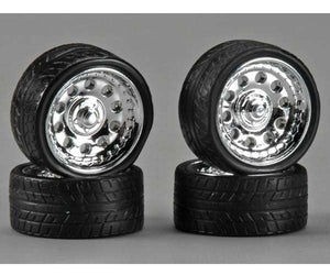 Pegasus Hobbies 2312 23" Magnum's w/ Tires Chrome Wheels (4) Model Kits