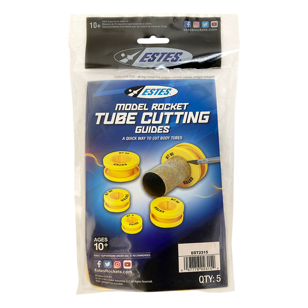Estes - Tube Cutting Guides, for Model Rockets (5 sets)