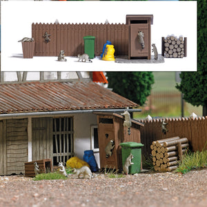 Busch 7922 HO Scale Raccoons Action Set