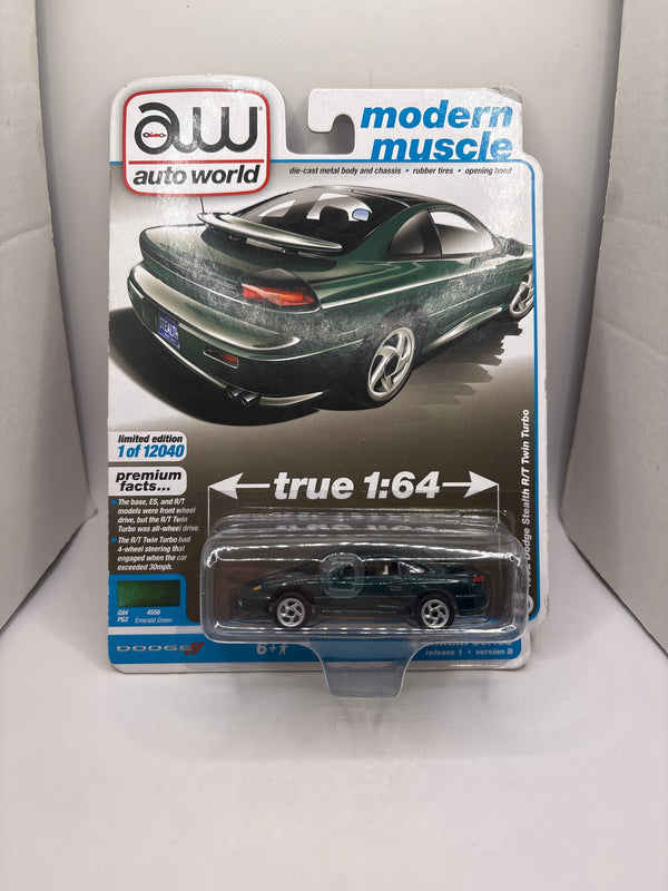 S and E Hobbies and Collectables Auto World 1992 Dodge Stealth R/T Twin Turbo Diecast