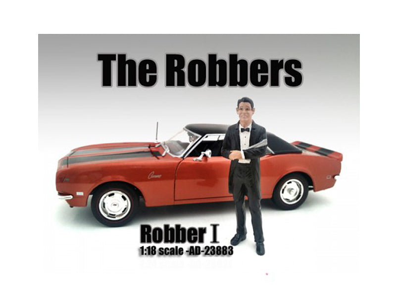 "The Robbers" Robber I Figure For 1:18 Scale Models by American Diorama — Scale Model Accessories