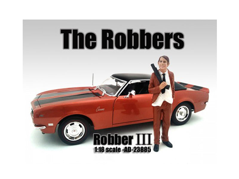 "The Robbers" Robber III Figure For 1:18 Scale Models by American Diorama — Scale Model Accessories