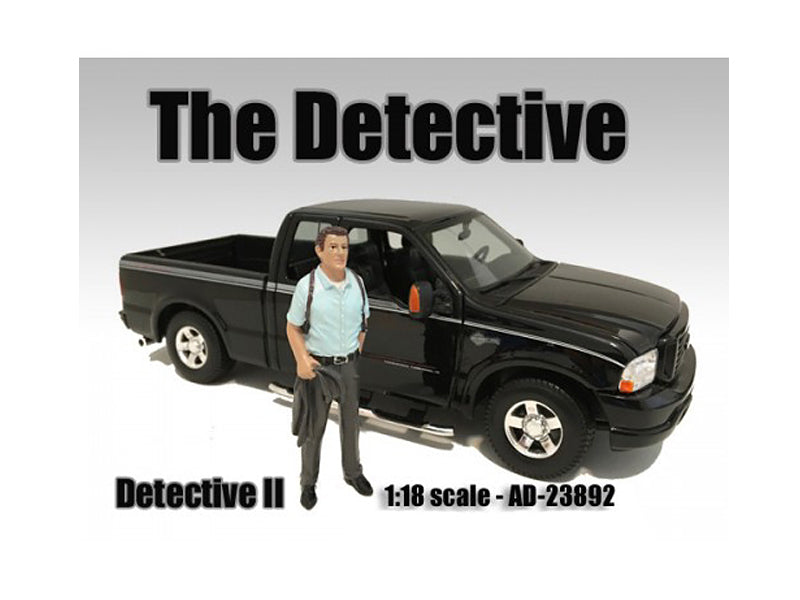"The Detective #2" Figure For 1:18 Scale Models by American Diorama — Scale Model Accessories
