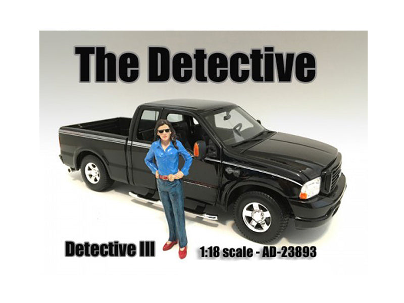 "The Detective #3" Figure For 1:18 Scale Models by American Diorama — Scale Model Accessories