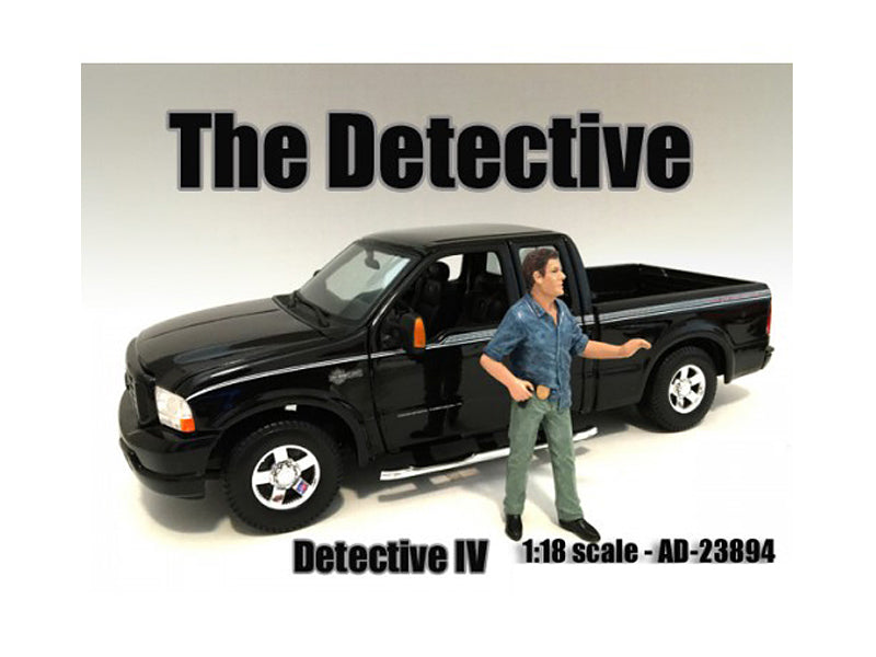 "The Detective #4" Figure For 1:18 Scale Models by American Diorama — Scale Model Accessories