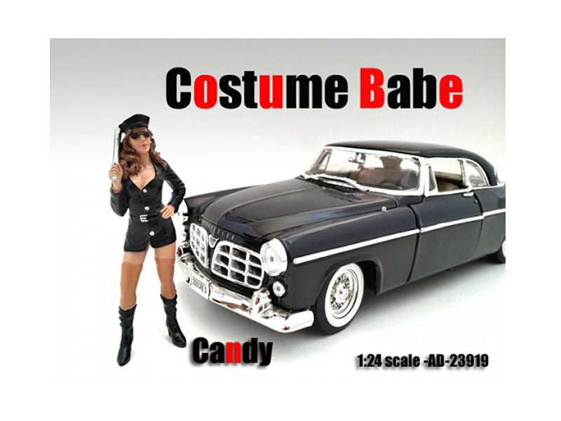 Costume Babe Candy Figure For 1:24 Scale Models by American Diorama — Scale Model Accessories