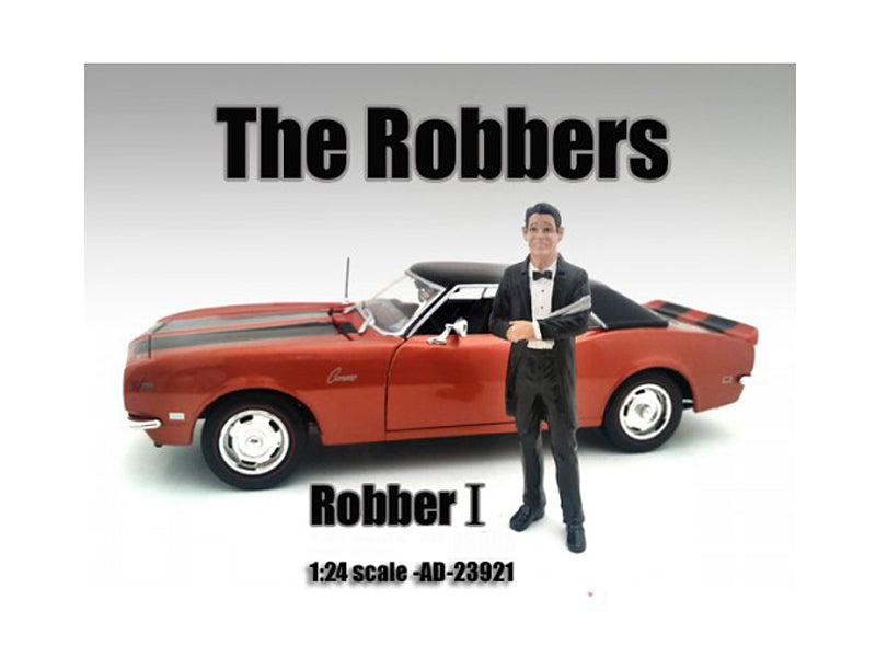 "The Robbers" Robber I Figure For 1:24 Scale Models by American Diorama — Scale Model Accessories