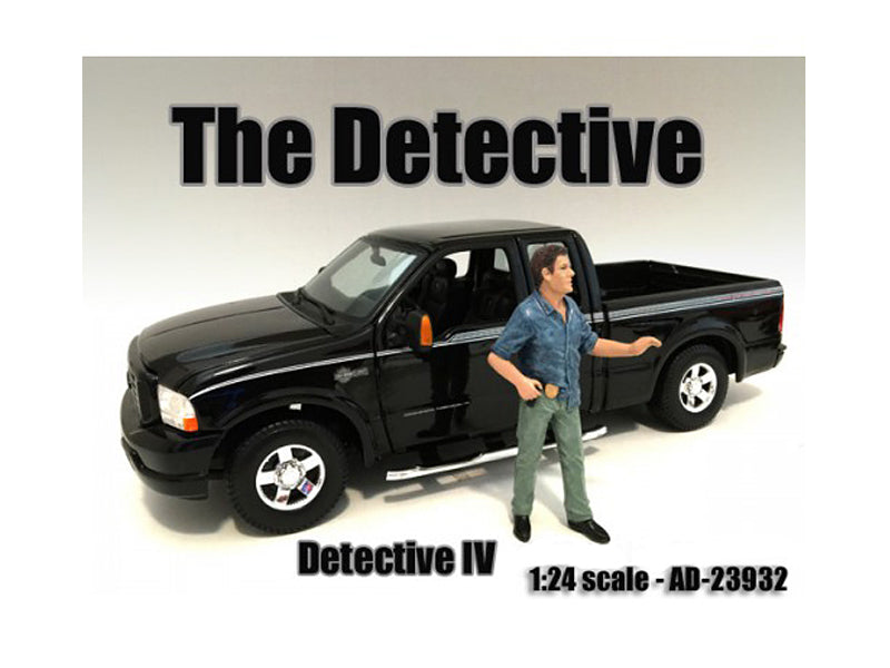 "The Detective #4" Figure For 1:24 Scale Models by American Diorama — Scale Model Accessories