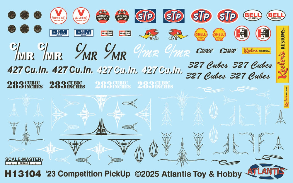 Atlantis Models 1:25 Keelers Kustom's - 1923 Competition T Roadster Pickup — Plastic model kit