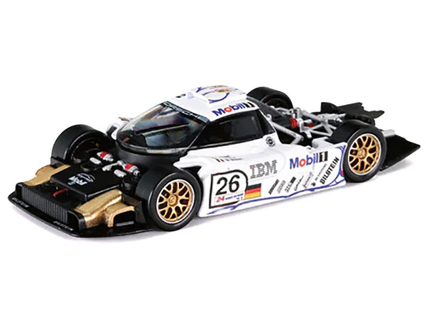 Porsche 911 GT1 #26 Allan McNish - Stephane Ortelli - Laurent Aiello "Porsche AG" Winner "24 Hours of Le Mans" (1998) 1/64 Diecast Model Car by Trends Hobby