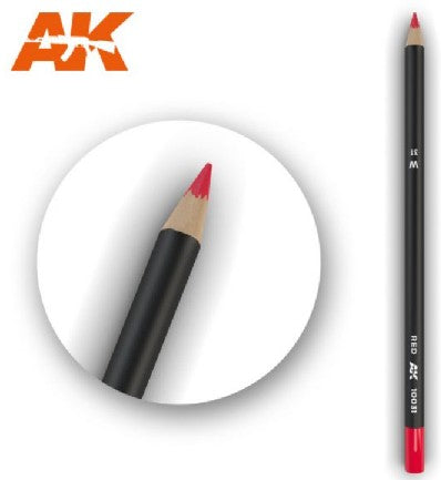 Black Forest® Hobby Supply Co AK Interactive 10031 Weathering Pencils: Red (5/Bx) — Glues, Paints, Tools > AK Interactive