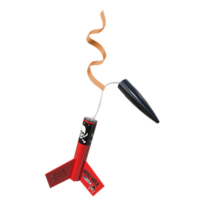 ESTES Mini Der Red Max™ Launch Set Rocket-Building Kit, Intermediate Mini Flying-Rocket-Model Kit for Ages 10+