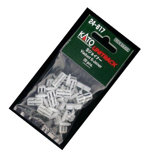 Kato 24-817 N Scale S-Joiner (Viaduct Connector) [20 pcs]
