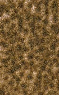 Black Forest® Hobby Supply Co Busch 3539 A Scale Grass Tuft Sheet -- 2-Color Long Fall Tufts 1/4" .6cm Tall — All Scale