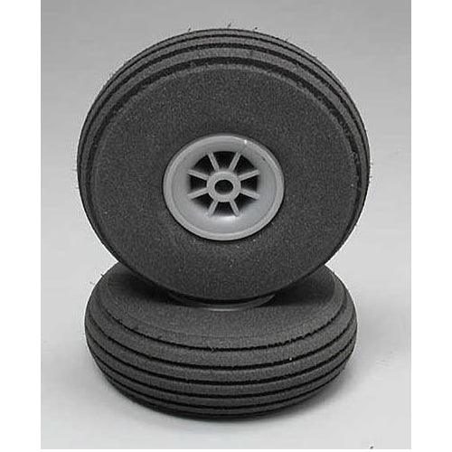 Dubro 250SL Super Lite Airplane Wheels 2-1/2" (2) pre-mounted foam / spoke rims