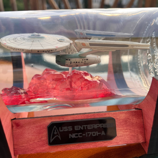 CCHobbyFun Star Trek NCC-1701-A Enterprise in a Bottle