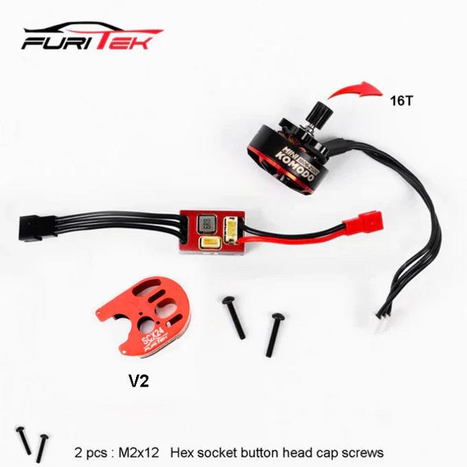 PowerHobby Furitek FUR-2632 MicroSilk 2025 Brushless Power System Combo for Axial SCX24