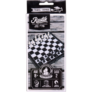 Little Shop of Magic Travel Games: Rustik Foldable Magnetic Chess — Board Game