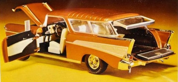 Black Forest® Hobby Supply Co Atlantis Models 1260 1/25 1957 Chevy Nomad Car (formerly Revell) — Sci-Fi & Pop Culture Kits >