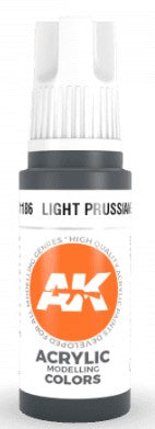 Black Forest® Hobby Supply Co AK Interactive 11186 Light Prussian Blue 3G Acrylic Paint 17ml Bottle — Glues, Paints, Tools >
