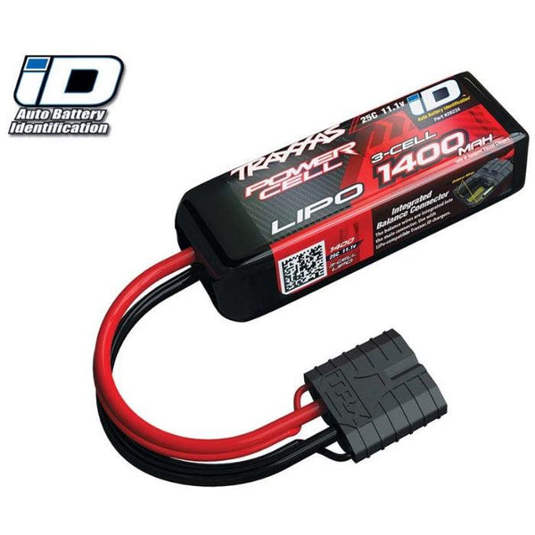 Traxxas 2823X LiPo Battery 3S 11.1V 1400mAh 25C w/iD Connector