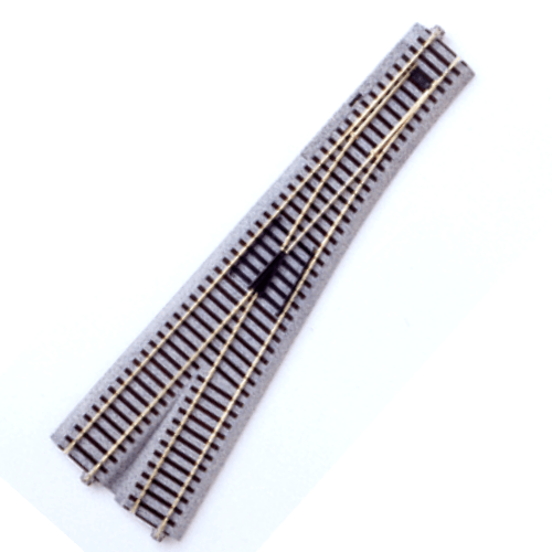 Kato 2-862 HO Scale #6 Manual Left Turnout with Radius Curve UniTrack
