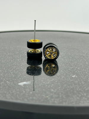 Rubber Wheels for Diecast Scale 1/64
