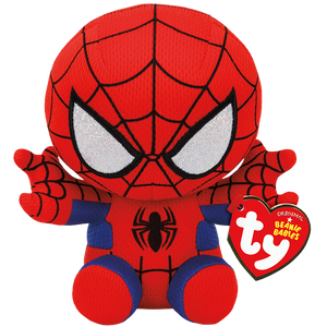 Ty Marvel Beanie Babies: Spiderman (Medium)