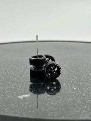 Rubber Wheels for Diecast Scale 1/64
