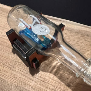 CCHobbyFun Star Trek USS Enterprise NCC-1701 in a Shot Bottle