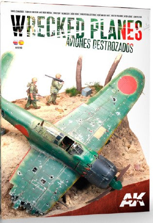 Black Forest® Hobby Supply Co AK Interactive 918 Wrecked Planes Weathered Modeling Book — Glues, Paints, Tools > AK