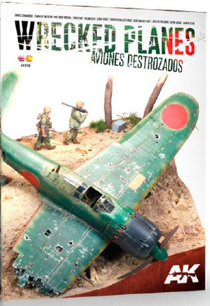 Black Forest® Hobby Supply Co AK Interactive 918 Wrecked Planes Weathered Modeling Book — Glues, Paints, Tools > AK
