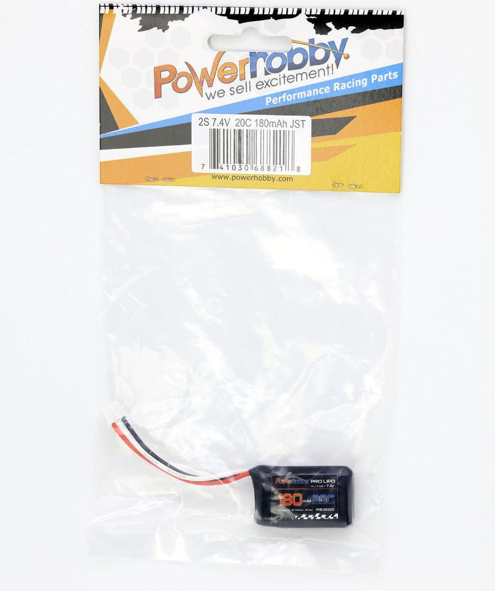 Powerhobby 2S 180mah 20c Lipo Battery : E-flite UMX Carbon Cub / UMX Sbach 3D