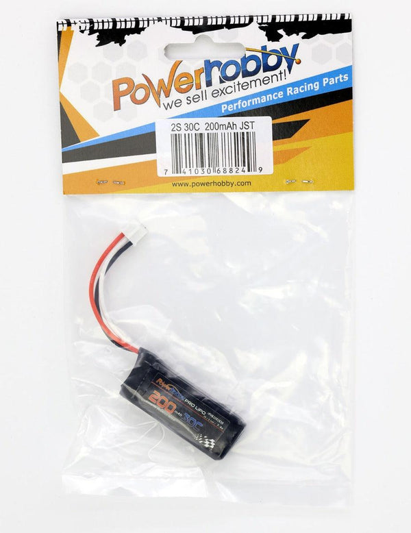Powerhobby 2S 200mah 25c Lipo Battery  : E-flite UMX