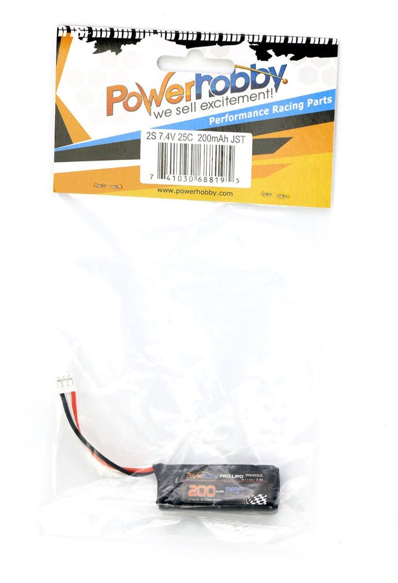 Powerhobby 2S 200MAH 30C Lio Battery : Blade UM F-27 E-flite UMX P-47 Timber