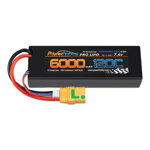 Powerhobby 2S 7.6V HV + Graphene 6000MAh 120c Lipo Battery w XT90 Plug
