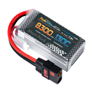 Powerhobby 2S 7.6V GRAPHENE + HV 8300mah 130C Short Drag Racing Lipo Battery QS8