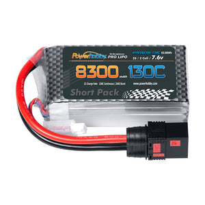 Powerhobby 2S 7.6V GRAPHENE + HV 8300mah 130C Short Drag Racing Lipo Battery QS8