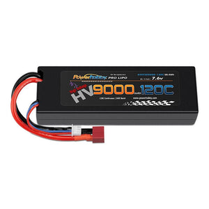 Powerhobby 2S 7.6V HV + Graphene 9000MAh 120c Lipo Battery w Deans Plug