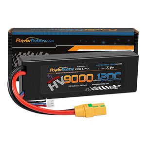 Powerhobby 2S 7.6V HV + Graphene 9000MAh 120c Lipo Battery w XT90 Plug