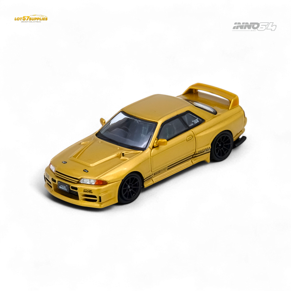 (Pre-Order) INNO64 Top Secret BNR32 GT-R 650R Gold 1:64
