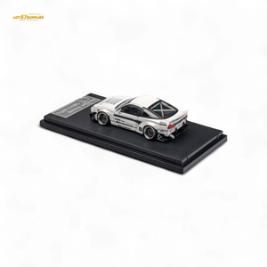 MicroTurbo Custom 180SX - Pandem Rocket Bunny White 1:64