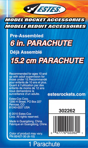 6 inch Printed Parachute