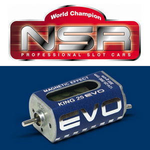 NSR 3026 King Evo Long Can 25,000 RPM Motor 1/32 Slot Car 25K for Slot.it