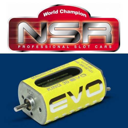 NSR 3027 King Evo Long Can 30,000 RPM Motor 1/32 Slot Car 30K for Slot.it